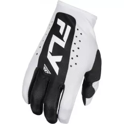 Γάντια μηχανής motocross FLY RACING Lite- White/Black 2025 Γάντια μηχανής motocross FLY RACING Lite- White/Black 2025
