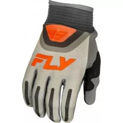 Γάντια μηχανής motocross FLY RACING F-16- Grey/Orange 2025 Γάντια μηχανής motocross FLY RACING F-16- Grey/Orange 2025