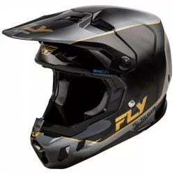 Κράνος motocross FLY RACING Formula CC L.E. Underglow - Black/Grey/Gold 2025