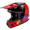 Κράνος μηχανής motocross FLY RACING Formula Kinetic Rally-Red/Black/White 2025
