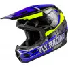 Παιδικό κράνος motocross FLY RACING Kinetic Scorched - Blue/Grey/Hi-Vis 2025 Παιδικό κράνος motocross FLY RACING Kinetic Scorched - Blue/Grey/Hi-Vis 2025