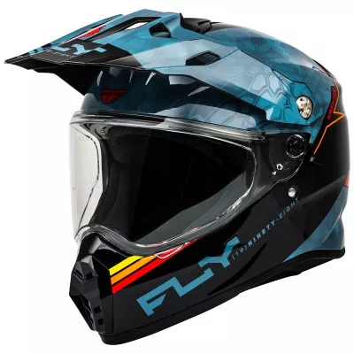 Κράνος μηχανής Enduro FLY RACING Trekker Conceal-Slate/Black/Red 2025