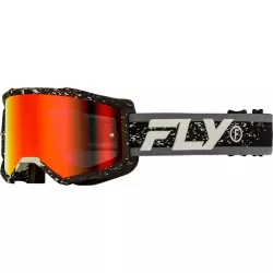 Μάσκα μηχανής motocross FLY RACING Zone Black/Grey - Red Mirror/Smoke Lens 2025 Μάσκα μηχανής motocross FLY RACING Zone Black/Grey - Red Mirror/Smoke Lens 2025