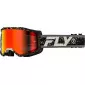 Μάσκα μηχανής motocross FLY RACING Zone Black/Grey - Red Mirror/Smoke Lens 2025 thumb