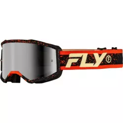Μάσκα μηχανής motocross FLY RACING Zone Black/Red/Cream - Silver Mirror/Smoke Lens 2025 Μάσκα μηχανής motocross FLY RACING Zone Black/Red/Cream - Silver Mirror/Smoke Lens 2025