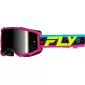 Μάσκα μηχανής motocross FLY RACING Zone Pink/Black/Hi-Vis - Black Mirror/Smoke Lens 2025 thumb
