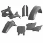 Πλήρες σετ πλαστικά μοτοσυκλέτας POLISPORT για Kawasaki KX125/250 - 1996-98 Grey thumb