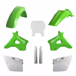 Πλήρες σετ πλαστικά μοτοσυκλέτας POLISPORT για Kawasaki KX 125/250 (1994-95) OEM Πλήρες σετ πλαστικά μοτοσυκλέτας POLISPORT για Kawasaki KX 125/250 (1994-95) OEM