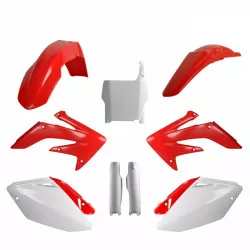 Πλήρες σετ πλαστικά μοτοσυκλέτας POLISPORT για HONDA CRF 250R (2004-05) OEM Πλήρες σετ πλαστικά μοτοσυκλέτας POLISPORT για HONDA CRF 250R (2004-05) OEM