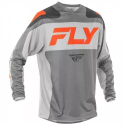 Μπλούζα motocross FLY RACING F-16 Riding - Grey/Orange 2025 Μπλούζα motocross FLY RACING F-16 Riding - Grey/Orange 2025