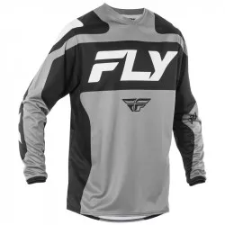 Μπλούζα motocross FLY RACING F-16 Riding - Grey/Black/White 2025 Μπλούζα motocross FLY RACING F-16 Riding - Grey/Black/White 2025