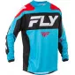 Μπλούζα motocross FLY RACING F-16 Riding - Light Blue/Red/Black 2025 thumb