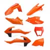 Σετ πλαστικά μοτοσυκλέτας POLISPORT Standard για KTM EXC/EXC-F/XC-W/XCF-W (2017-19) Orange