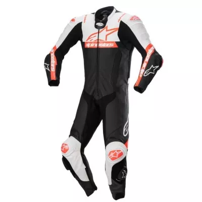 Στολή αναβάτη ALPINESTARS Missile Ward 1pc Black/White/Red Fluo
