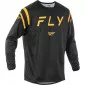 Μπλούζα motocross FLY RACING Kinetic Center - Black/Gold 2025 thumb