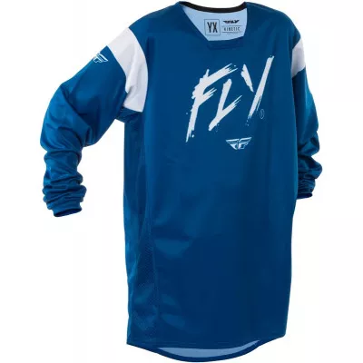 Παιδική μπλούζα motocross FLY RACING Kinetic Stoke- Navy/White 2025