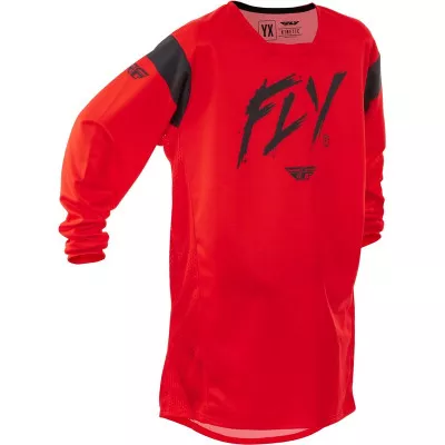Παιδική μπλούζα motocross FLY RACING Kinetic Stoke- Red/Black 2025