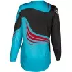 Παιδική μπλούζα motocross FLY RACING F-16 Riding - Cyan/Black/Red 2025 thumb