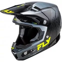 Κράνος μηχανής motocross FLY RACING Formula S Carbon Protocol-Black Carbon/Grey/Hi-Vis 2025