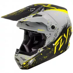 Κράνος μηχανής motocross FLY RACING Formula CP Manic - Matte Grey/Black/Yellow 2025 Κράνος μηχανής motocross FLY RACING Formula CP Manic - Matte Grey/Black/Yellow 2025