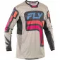 Μπλούζα motocross FLY RACING Lite Vice S.E.- Light Grey/Pink/Coral thumb