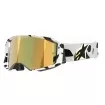 Μάσκα μηχανής motocross ALPINESTARS SUPERTECH CORP WHT/GLD MIRROR-GLD thumb