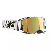 Μάσκα μηχανής motocross ALPINESTARS SUPERTECH CORP WHT/GLD MIRROR-GLD thumb