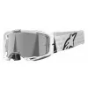 Μάσκα μηχανής motocross ALPINESTARS VISION 8 CORP WHT MIRROR-SILVER Μάσκα μηχανής motocross ALPINESTARS VISION 8 CORP WHT MIRROR-SILVER