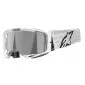 Μάσκα μηχανής motocross ALPINESTARS VISION 8 CORP WHT MIRROR-SILVER thumb