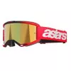 Μάσκα μηχανής motocross ALPINESTARS VISION 5 BLAZE RED MIRROR-GLD