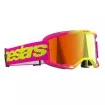 Μάσκα μηχανής motocross ALPINESTARS VISION 5 WORDMARK PNK/YLW MIRROR-RED thumb