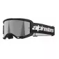 Μάσκα μηχανής motocross ALPINESTARS VISION 3 WORDMARK BLK MIRROR-SIL thumb