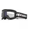 Μάσκα μηχανής motocross ALPINESTARS VISION 3 WORDMARK BLK CLEAR