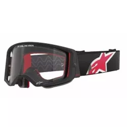 Μάσκα μηχανής motocross ALPINESTARS SUPERTECH CORP BLACK/RED CLEAR Μάσκα μηχανής motocross ALPINESTARS SUPERTECH CORP BLACK/RED CLEAR