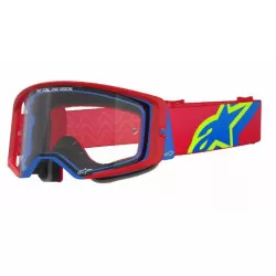 Μάσκα μηχανής motocross ALPINESTARS SUPERTECH CORP RD-BL CLEAR Μάσκα μηχανής motocross ALPINESTARS SUPERTECH CORP RD-BL CLEAR
