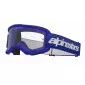 Μάσκα μηχανής motocross ALPINESTARS VISION 3 WORDMARK BLUE CLEAR thumb