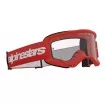 Μάσκα μηχανής motocross ALPINESTARS VISION 3 WORDMARK RED CLEAR thumb