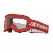 Μάσκα μηχανής motocross ALPINESTARS VISION 3 WORDMARK RED CLEAR thumb