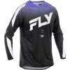 Μπλούζα motocross FLY RACING Evolution DST - Black/White/Purple 2025
