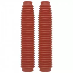 Προστατευτικές φυσούνες ανάρτησης μοτοσυκλέτας POLISPORT Fork Boots 250x32x60 Red