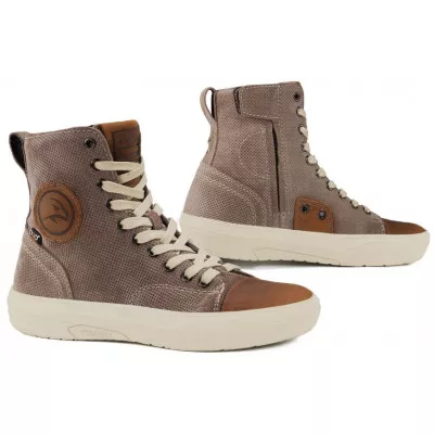 Γυναικεία μποτάκια μηχανής FALCO LENNOX 3 TAUPE BROWN
