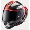 Κράνος μηχανής ALPINESTARS Supertech R10 Team Black/Carb/Fluo Red/White