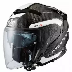 Κράνος μηχανής Premier JT5 Carbon MA 8 BLACK/WHITE Κράνος μηχανής Premier JT5 Carbon MA 8 BLACK/WHITE