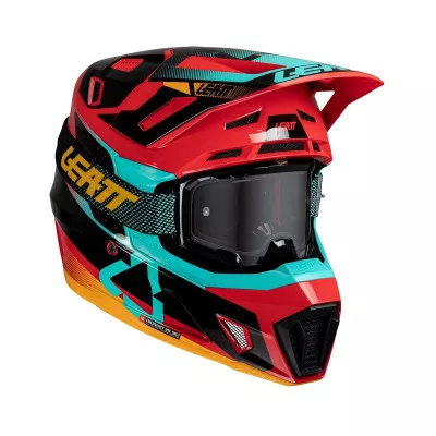 Κράνος μηχανής motocross LEATT Kit Moto 7.5-Red V25