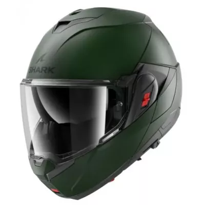 Κράνος μηχανής SHARK OXO Mat Dark Green Matt FLIP-UP