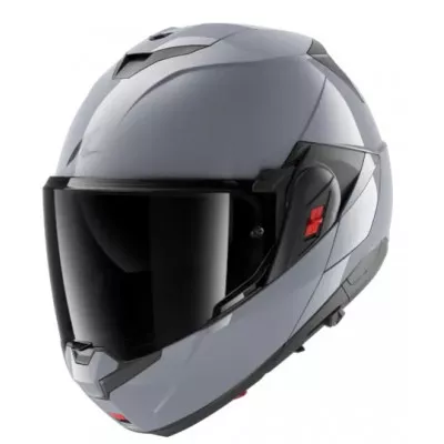 Κράνος μηχανής SHARK OXO Gun Silver FLIP-UP