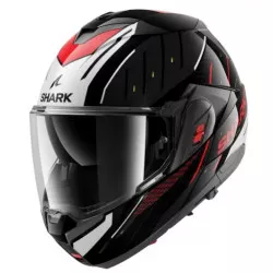 Κράνος μηχανής SHARK OXO RYDGER Black/Silver/Red FLIP-UP Κράνος μηχανής SHARK OXO RYDGER Black/Silver/Red FLIP-UP