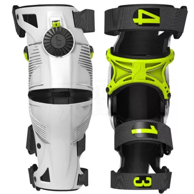 Επιγονατίδες Mobius X8 KNEE BRACE WHITE/YELLOW