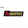 Αυτοκόλλητο AKRAPOVIC 150X45