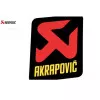 Αυτοκόλλητο AKRAPOVIC VERT 75